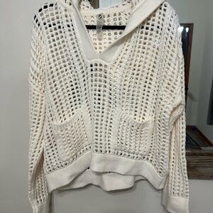Lou & Grey Cream Knit Pullover